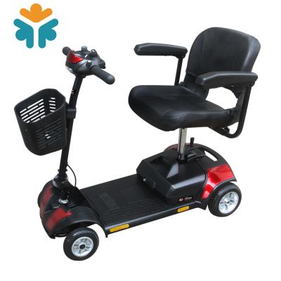 China China 4 Wheel Lightweight Folding Electric Mobility Scooter For Elder 160*45/190*70mm for sale