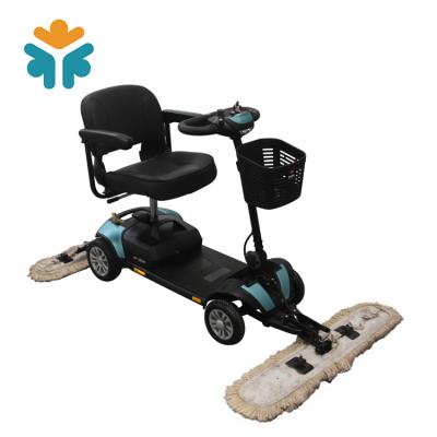 China Other Electric Floor Mobility Cleaning Scooter With Push Motor Broom Dust Cart for sale