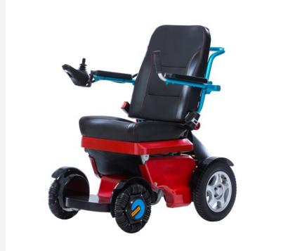 China Luxruy Off Road Holding Electric Wheelchair For Rehabilitation Therapy All Terrain Power Wheelchair 93*62*108cm for sale