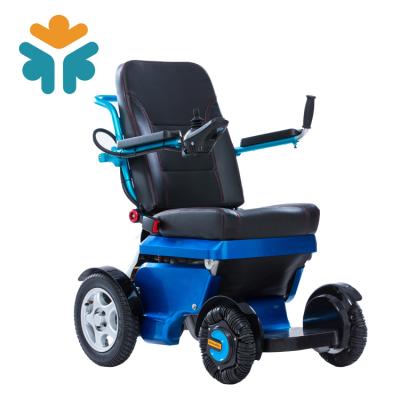 China All Terrain Stand Up Power Motorized Electric Wheelchair For Elderly And Disabled People 93*62*108cm for sale