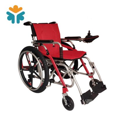 China Micon Foldable Portable Controller Folding Lightweight Electric Wheelchair 1000*620*890mm for sale