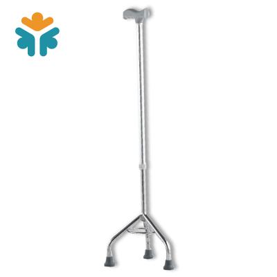 China Product Lightweight Outdoor Easy Adjustable Handicapped Lightweight Aluminum Folding Cane Walking Crutch for sale