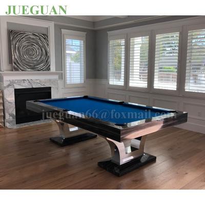 China High End Customized Modern Billiard Table 6ft 7ft Slate 8 Bed Pool Billiard Table With Dining Combo Top for sale