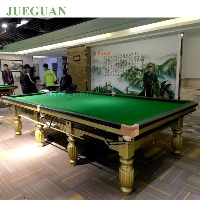 China Indoor Sports Game Table 12ft Standard Size Snooker Pool Table In Billiard Furniture for sale