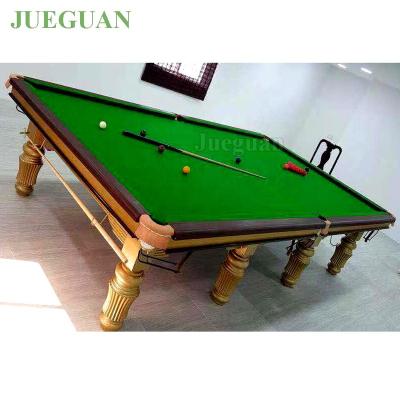 China Leather + Cotton Net 12ft Snooker Pool And Snooker Tables for sale