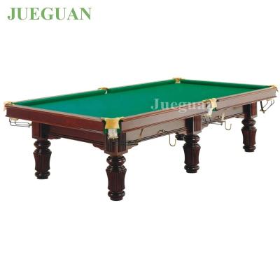 China 9ft 10ft 12ft Leather Pyramid Snooker Russian Pool Table for sale