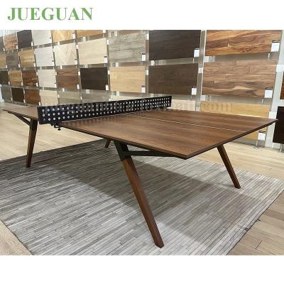 China Indoor ping pong sports wholesale waterproof indoor modern hardwood ping pong table tennis tables on sale for sale