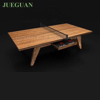 China Multi Folding Hardwood Ping Pong Ping Pong Game Table for sale