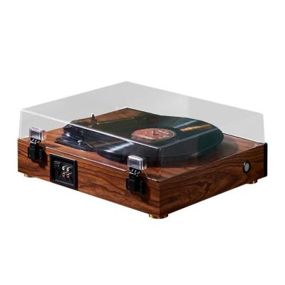 China Vintage High End Modern Design Vinyl Record Player Wooden Desktop Phonograph And Phonograph Record Player for sale