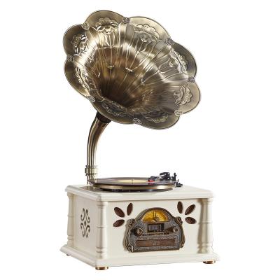 China Retro World Antique Home Hotel Vintage Brass Phonograph for sale