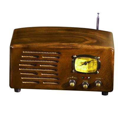 China Classic Type Portable Vintage Wooden FM Radio Retro Music Play Design Type With High Quality for sale