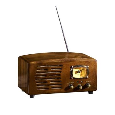 China High Quality Home Stereo Music Game Radio Vintage Wooden Radio With Stereo Speaker for sale