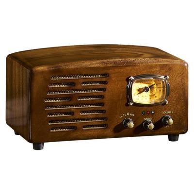 China 2021 Newest Retro Music Game Vintage Wooden Boxes Internet Radio Desktop Radio Wireless Speaker for sale