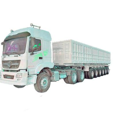 China Heavy Duty Truck Trailer Brand 6 Axles 100 Ton Dump Trailer Side Dump Semi Trailer For Sale for sale