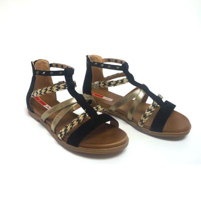 China Anti-odor Fashion Sandals Unique Flat Toe Lightweight Casual Shoes Summer Open Toe Women's Shoes for sale