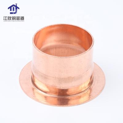 China Refrigerant / Water Copper Flange Copper Pipe Connector Refrigeration Fitting Pipe Fitting for sale