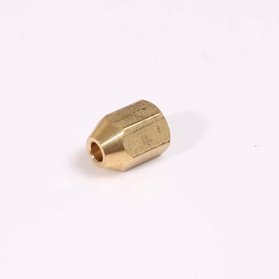 China Male Thread Dzr Brass Nipple Locknut Brass Plumbing Brass Connection for sale