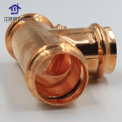 China Plumb Water Copper Press Tee Socket Elbow Plumbing Fitting Australia Standard for sale