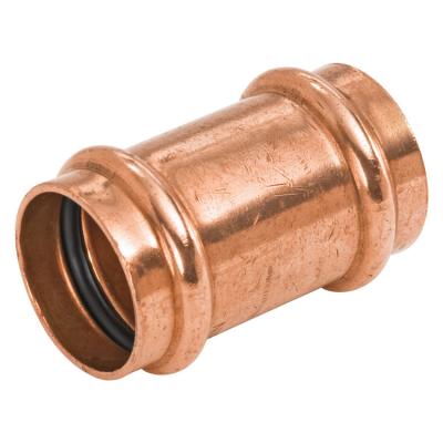 China Water And Gas Copper Pipe Press Fittings Copper Press Coupling For Copper Water Pipes for sale