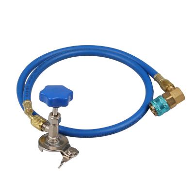 China AC Refrigeration Charging Hose Air Conditioner Connector R12 R22 R134A Equal for sale