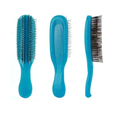 China Small Home Hairbrush Hair Detangler Brush With Ultra Soft Pins Detangle Shiny And Smooth Hair, Wet Or Dry, For All Hair Types for sale