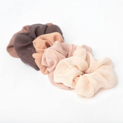 China Hair Tie Hair Scrunchies Hair Elastics Bands Scrubchy Hair Accessories Women Neutral Girls Ponytail Holder Bundle for sale