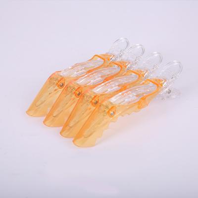 China Plastic Croc Hair Styling Clips-4 pcs/bag for sale