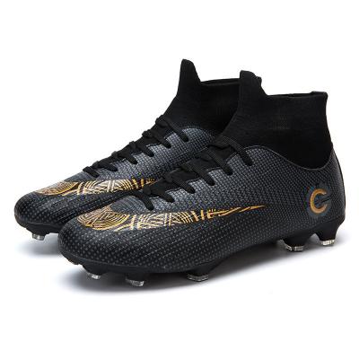 China Sport Shoes High Top Mens Soccer Shoes Youth Student Foot Boots Sports Soccer Training Shoes for sale