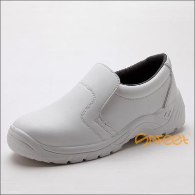 China Made of 345 Steel Protective with Steel Toe, 2012 Wholesale Leather Chef Shoes Kitchen Shoes, Safety Step Toe Feet Safety Shoe SA-6121 for sale