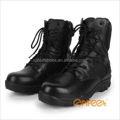 China Cheap Factory Direct SA-8311 Steel Toe Genuine Leather Army Boots Safety Guard Price for sale