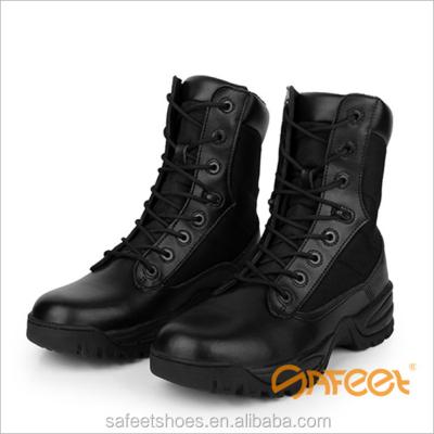 China Water repellent in stock factory hot sale real leather boots, unisex protective bootsSA-8314 for sale