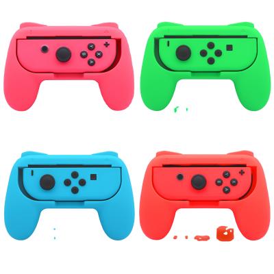 China Plastic+oil Plating Factory Price Colorful 2 Pairs Controller Grip For Nintendo Switch joycon for sale