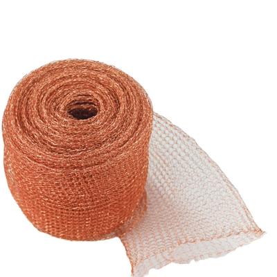 China Plain Weave Easy To Clean Compressed Knitted Brass Wire Mesh Wire Mesh Pad for sale