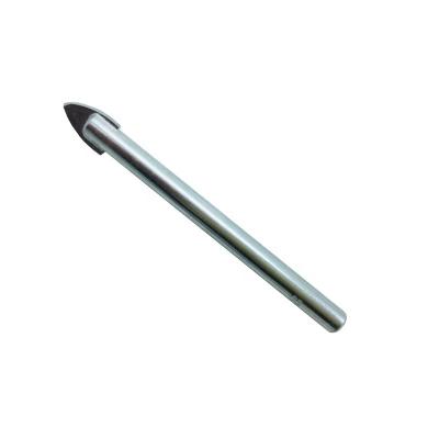 China Glass& Carbide Ceramic Galvanized Round Single Tip Round Single Leg Tile Glass Drill Bit For Porcelain Tile Glass Ceramic Drilling for sale