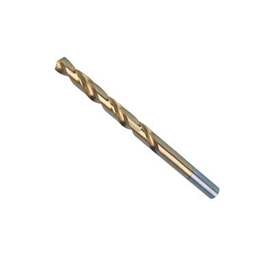 China Drill Holes For Plastic / Metal DIN338 Worker Length HSS Fully Ground Titanium Drill Bits For Hardened Steel Metal PVC Iron Aluminum Drilling for sale