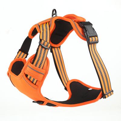 China Sustainable Newcomer Adjustable Pet Harness Safety Pet Harness Noctilucent for sale