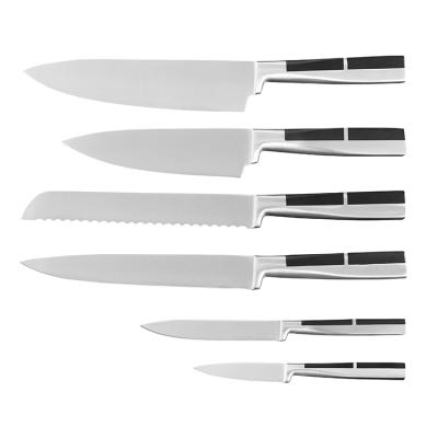 China Disposable EVERWEALTH Forged Kitchen Knife 6 Pcs Forged Stainless Steel Kitchen Knife Set for sale