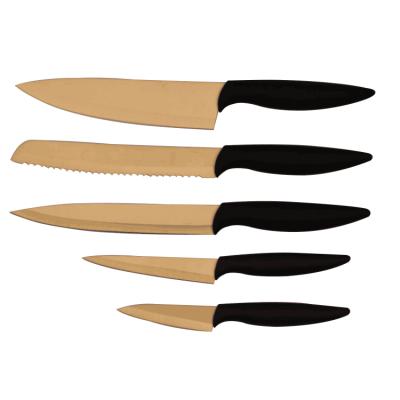 China 5 Pcs Sustainable High Quality Kitchen Knife Set Kitchen Stainless Steel Chef Knife Kitchen Knife Set for sale