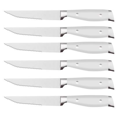 China Viable wholesale factory selling low price stainless steel 6 piece kitchen knife set for sale