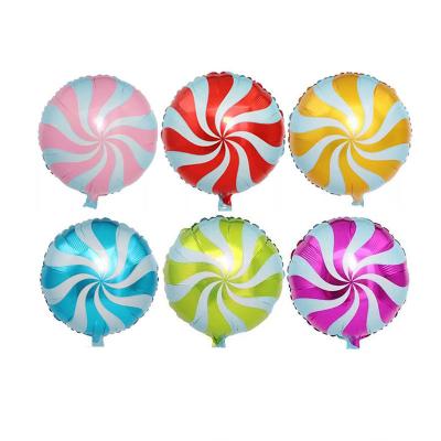 China Environmentally Friendly Manufactory Direct Sale Lolly Sugar-loaf Shaped Party Decoration Aluminum Foil Balloon for sale