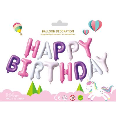 China Environmentally Friendly Happy Birthday Theme Character Party Decoration Balloons Set Cartoon Foil Ballons Birthday Party Decorations for sale