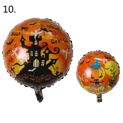 China Environmentally Friendly Factory Direct Sale Bat Halloween Garland Party Decoration Aluminum Foil Balloon Set for sale