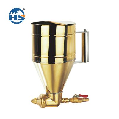 China Aluminum Hopper Gun Spout Cap Wall Cement Mortar Stucco Sprayer Hopper Gun for sale