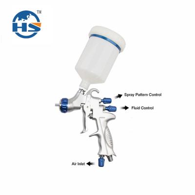 China High Quality Adjustable Gravity Fed Automatic Spray Gun Models HVLP Paint Spray Gun for sale