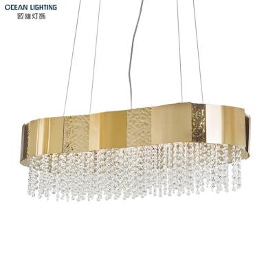 China Large Modern Chinese k9 Ceiling Chandelier Modern Gold Crystals LED Luxury Chandelier For Living Room for sale