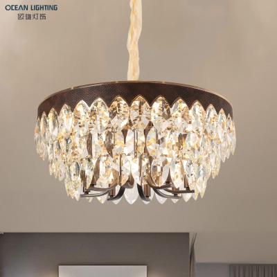 China Nordic Modern Contemporary Hotel Chandelier Living Room Lights Modern Black Decorative Pendant Lamp Lighting Luxury Crystal Chandelier LED Leaves for sale