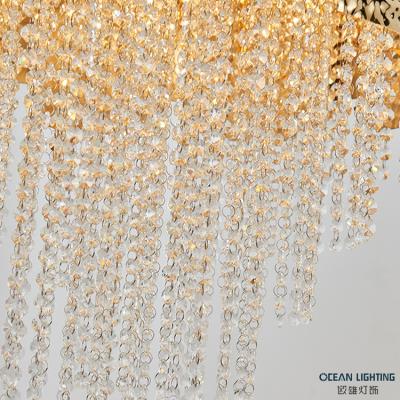 China Modern Indoor Kitchen Energy Saving Hotel LED Lamp Lights Luxury Hanging Crystal Chandelier Pendant Lamp for sale