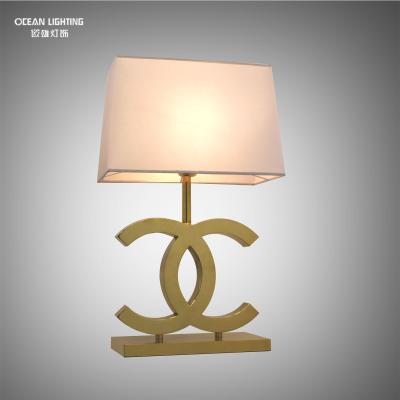 China Custom Modern Home Decorative Modern Night Light Nordic Bedside LED Table Study Decor Fabric Table Lamp Desk Light for sale