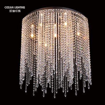 China Zhongshan Modern Decorative Living Room Hanging Pendant Lights Modern Crystal Ceiling Lamp LED Ceiling Lights for sale