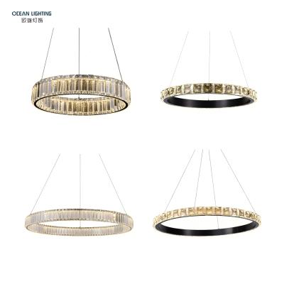 China Modern Decorative Fixture Weeding Living Room Hanging Luxury Crystal Chandelier Lighting Indoor LED Pendant Lamp Modern for sale